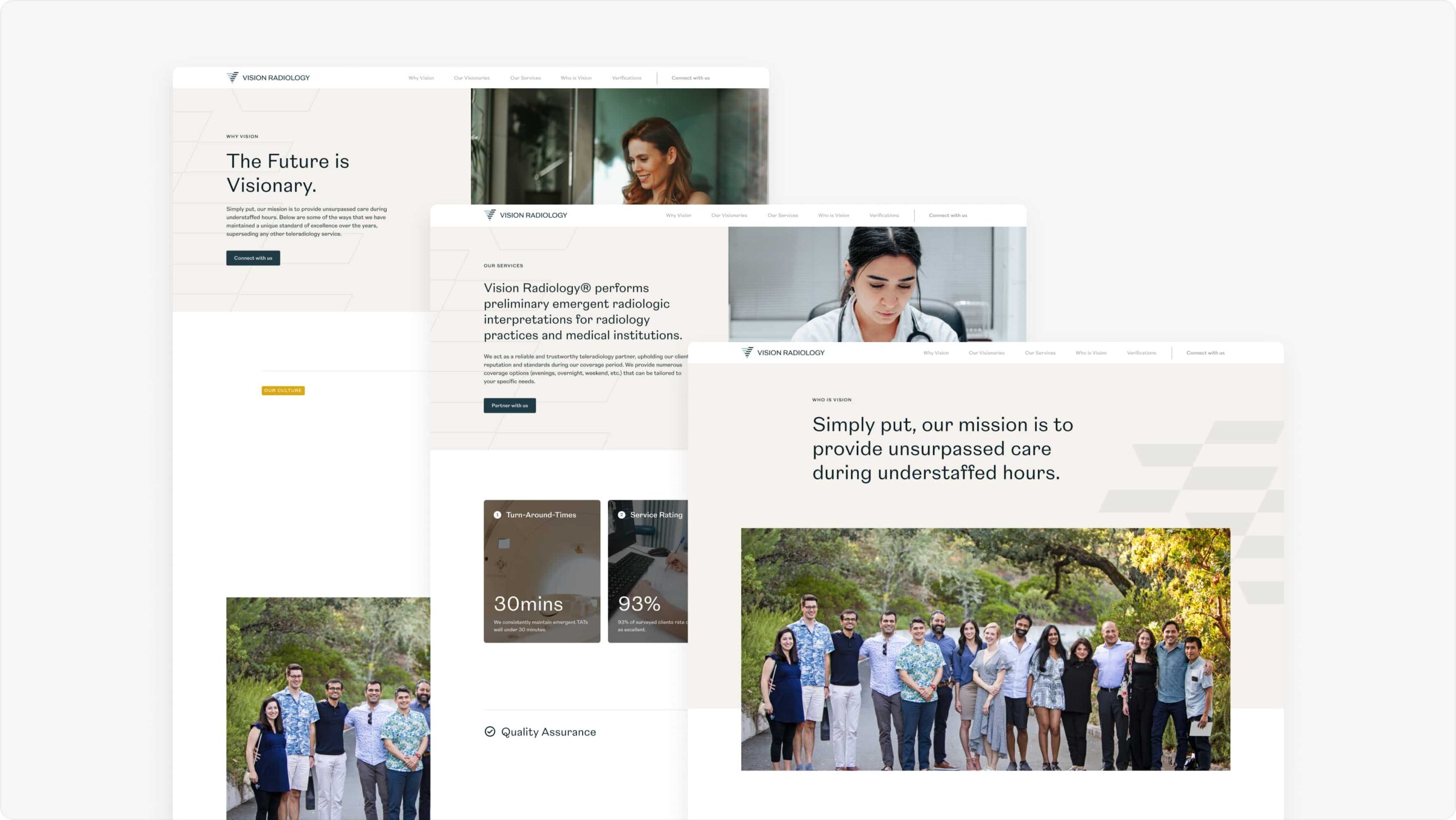 Healthcare website design and development