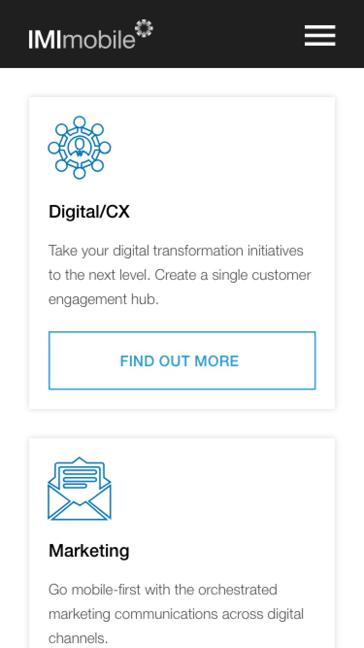 iphone screenshot of digital/cx
