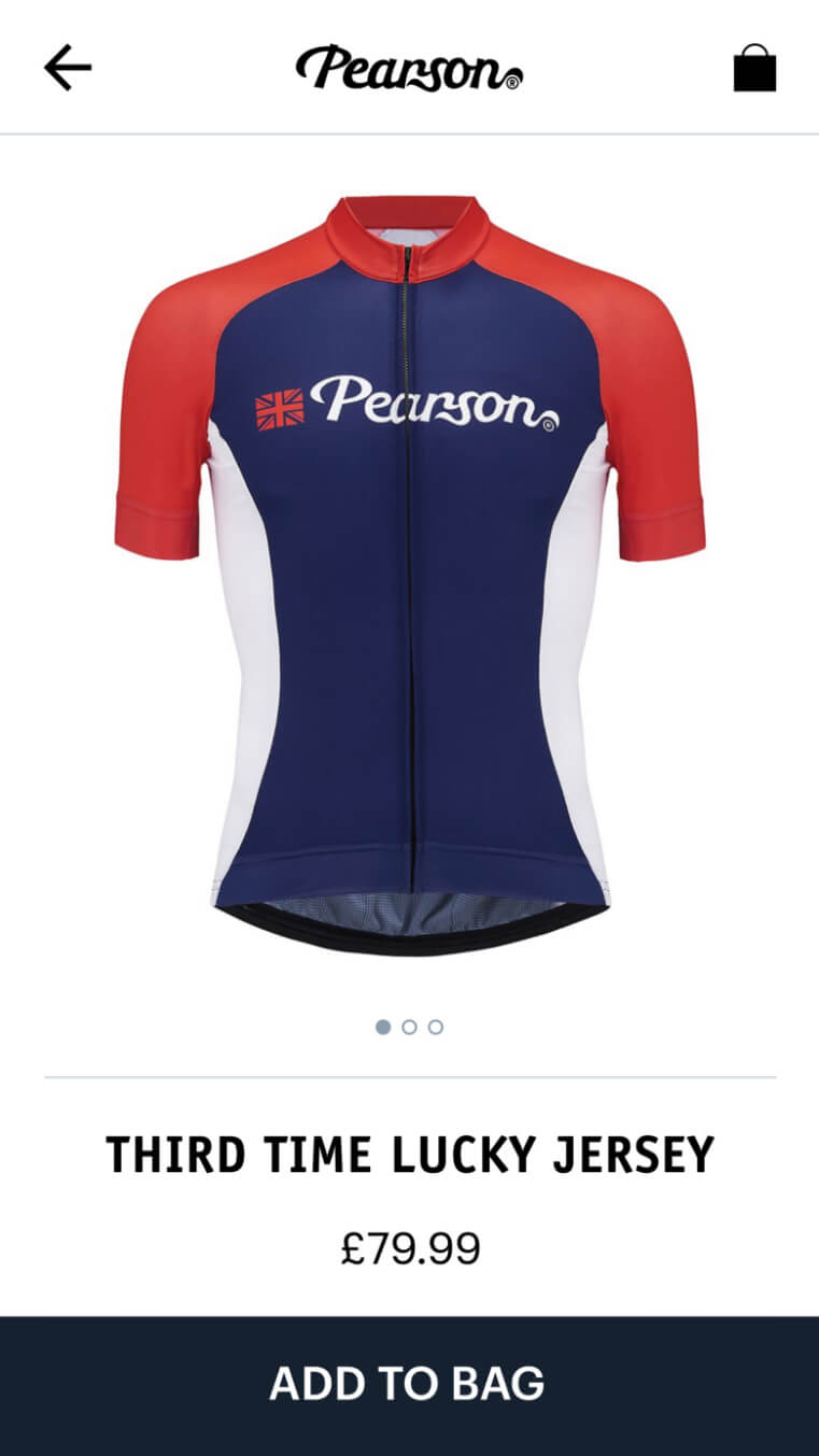 Mobile view of the Third Time Lucky Jersey product page