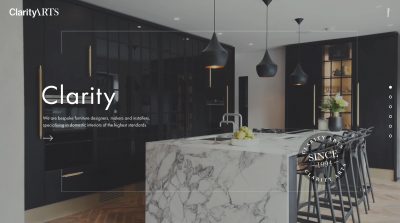 Clarity Arts Website Design