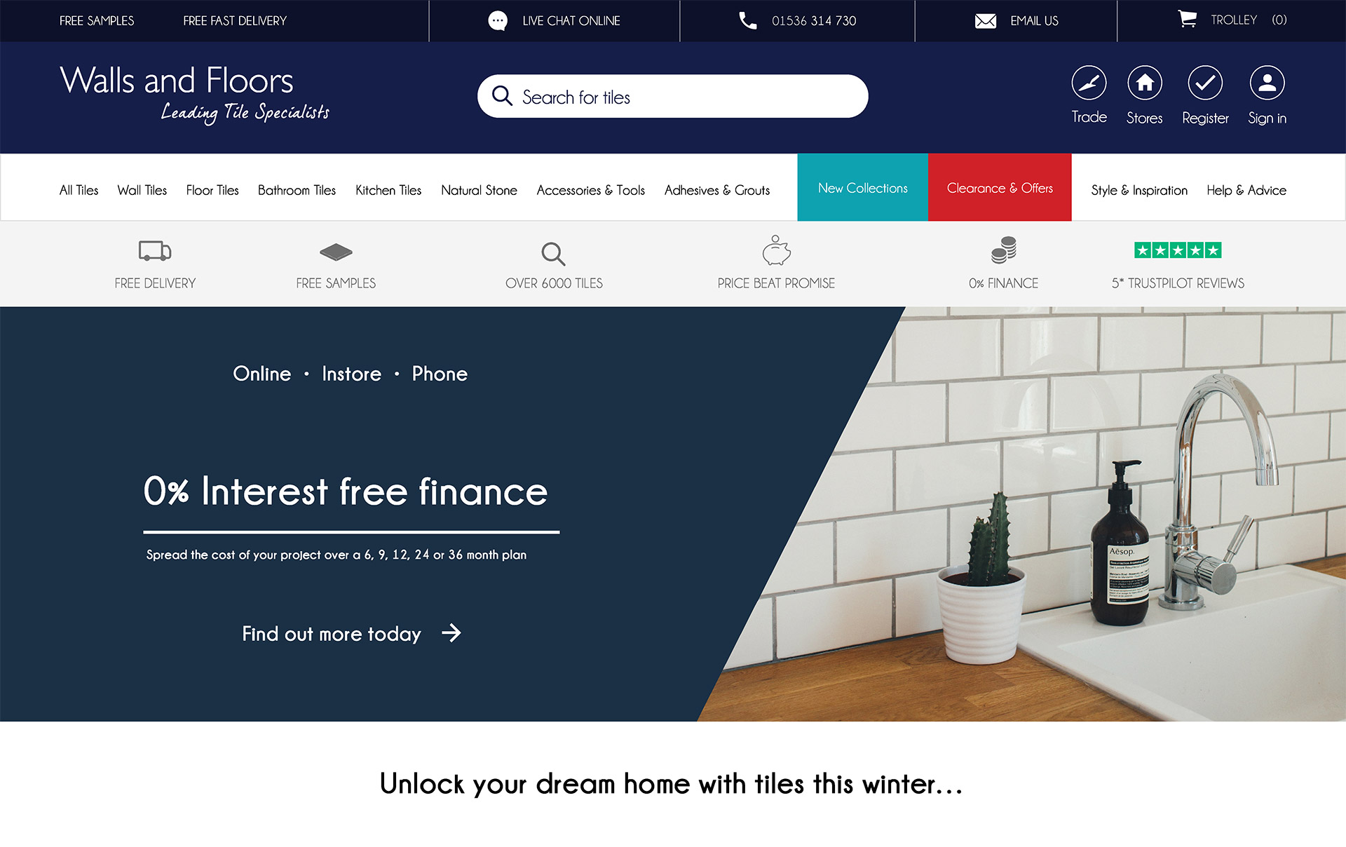 homepage screenshot